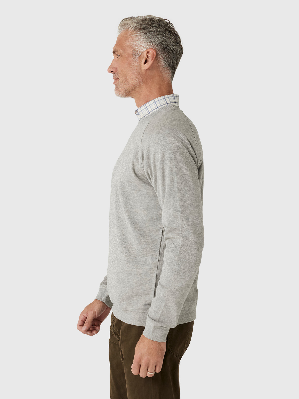 Peter Millar Crown Men's Crown Comfort Knit Crew - Saint Bernard