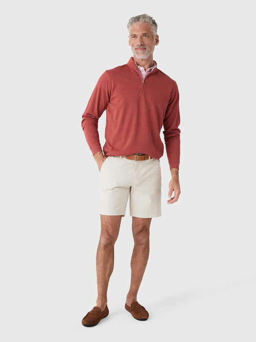Peter Millar Crown Men's Comfort Quarter-Zip - Saint Bernard