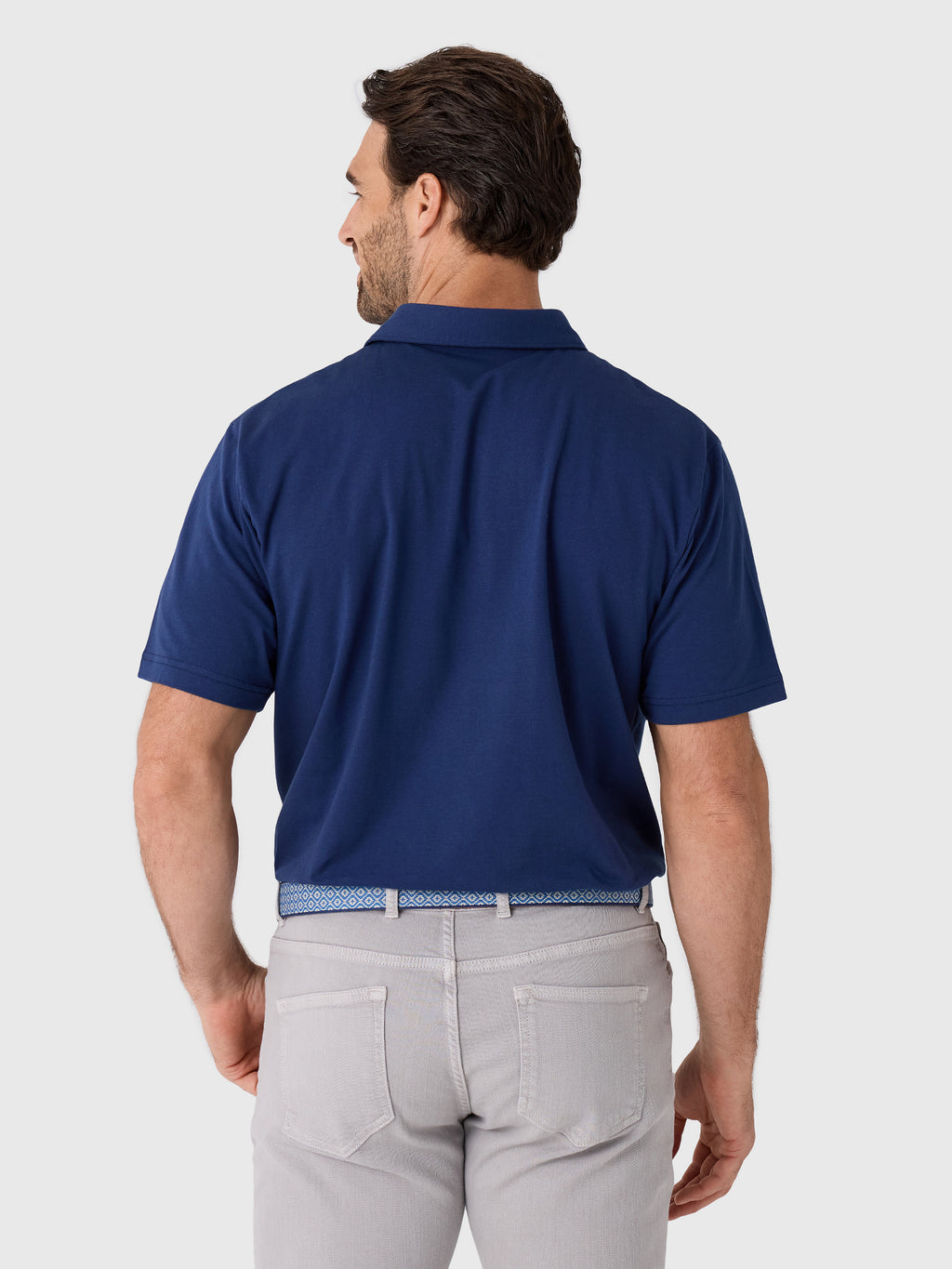 Peter Millar Crown Men's Flex Cotton Polo - Saint Bernard