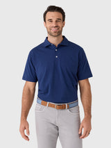 Peter Millar Crown Men's Flex Cotton Polo - Saint Bernard