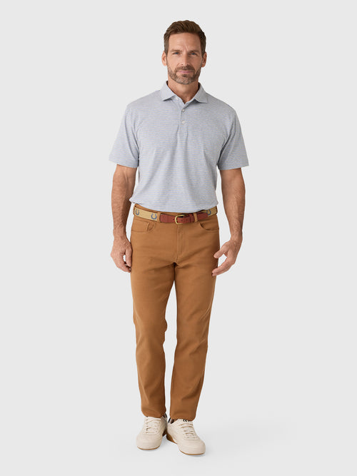 Peter Millar Crown Men's Tripp Flex Cotton Polo - Saint Bernard