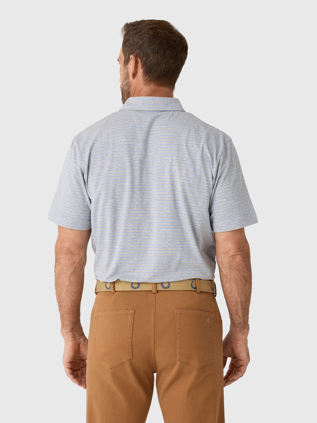 Peter Millar Crown Men's Tripp Flex Cotton Polo - Saint Bernard