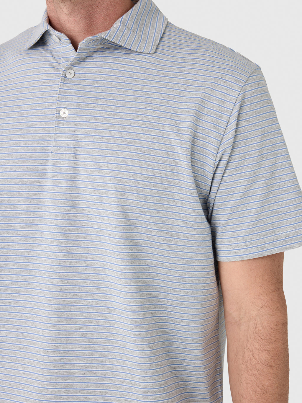 Peter Millar Crown Men's Tripp Flex Cotton Polo - Saint Bernard