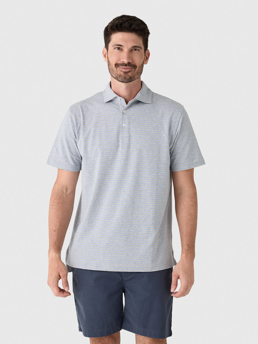 Peter Millar Crown Men's Tripp Flex Cotton Polo - Saint Bernard