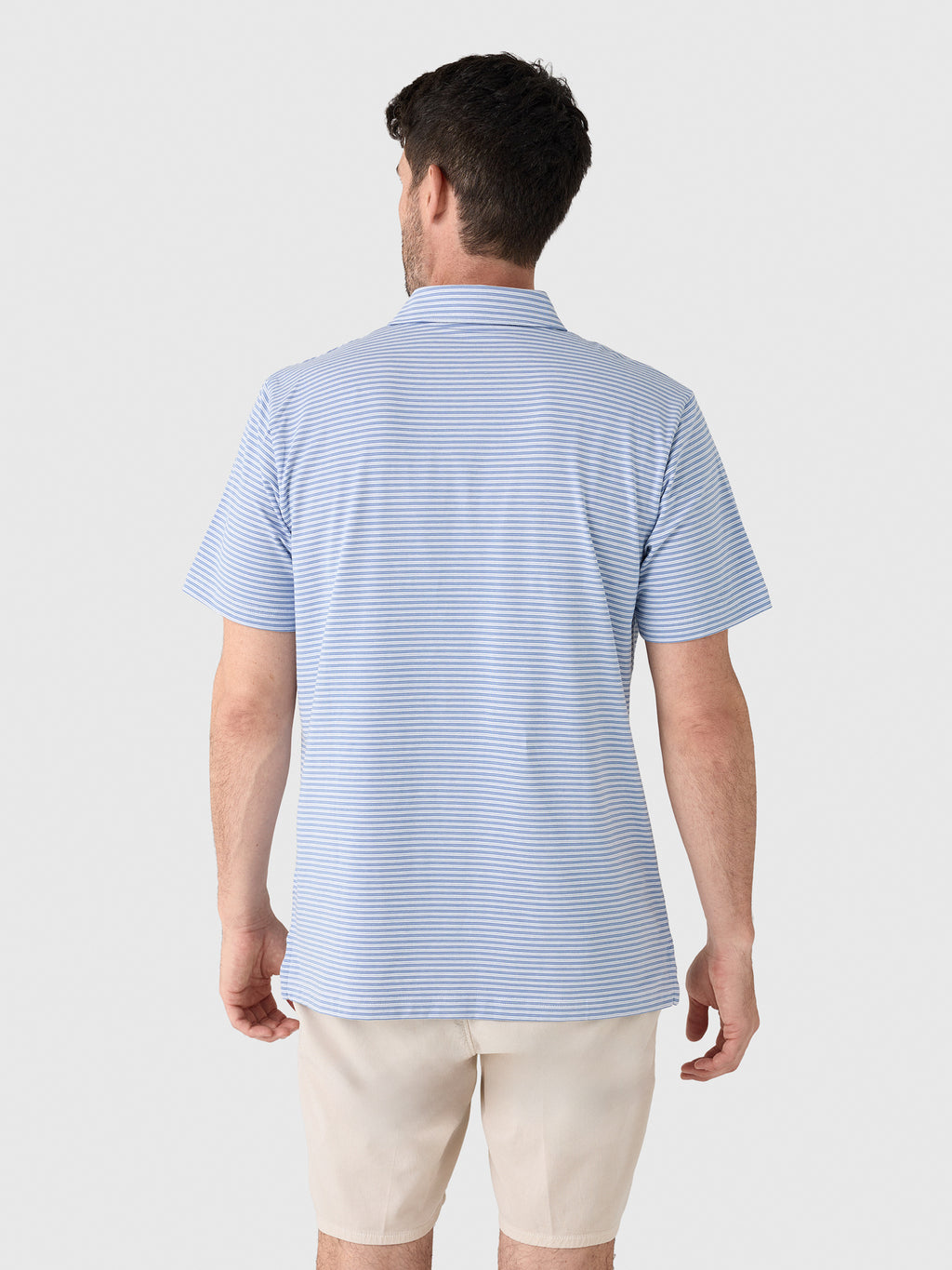 Peter Millar Crown Men's Turner Flex Cotton Polo - Saint Bernard