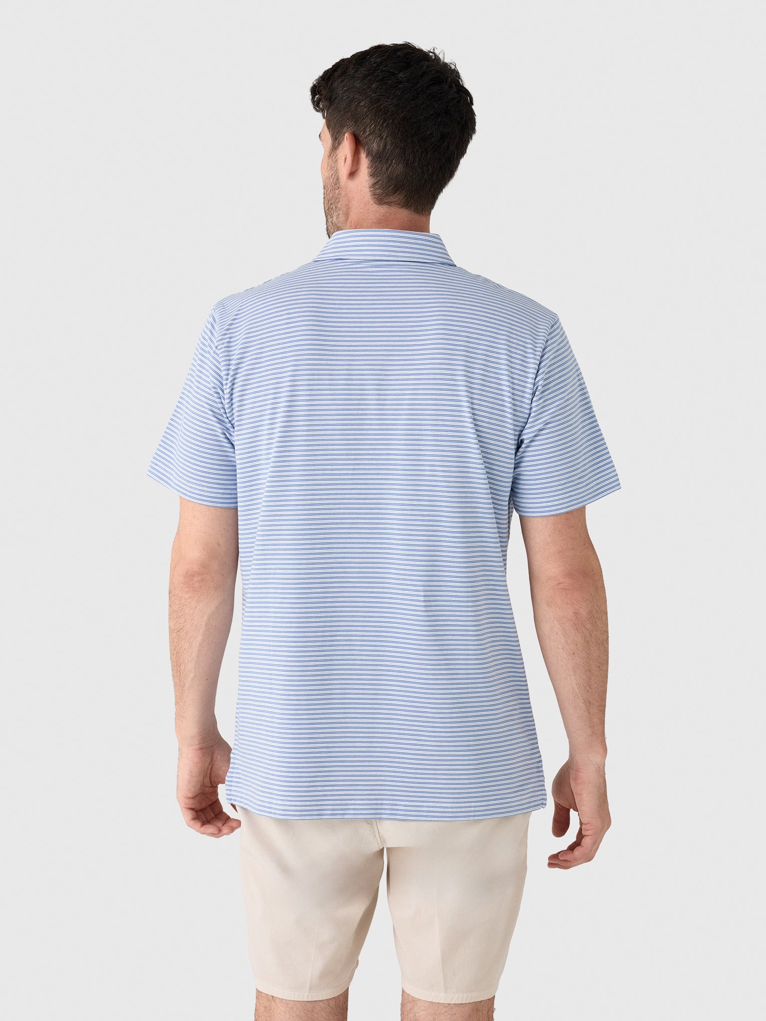 Peter Millar Crown Men's Turner Flex Cotton Polo - Saint Bernard