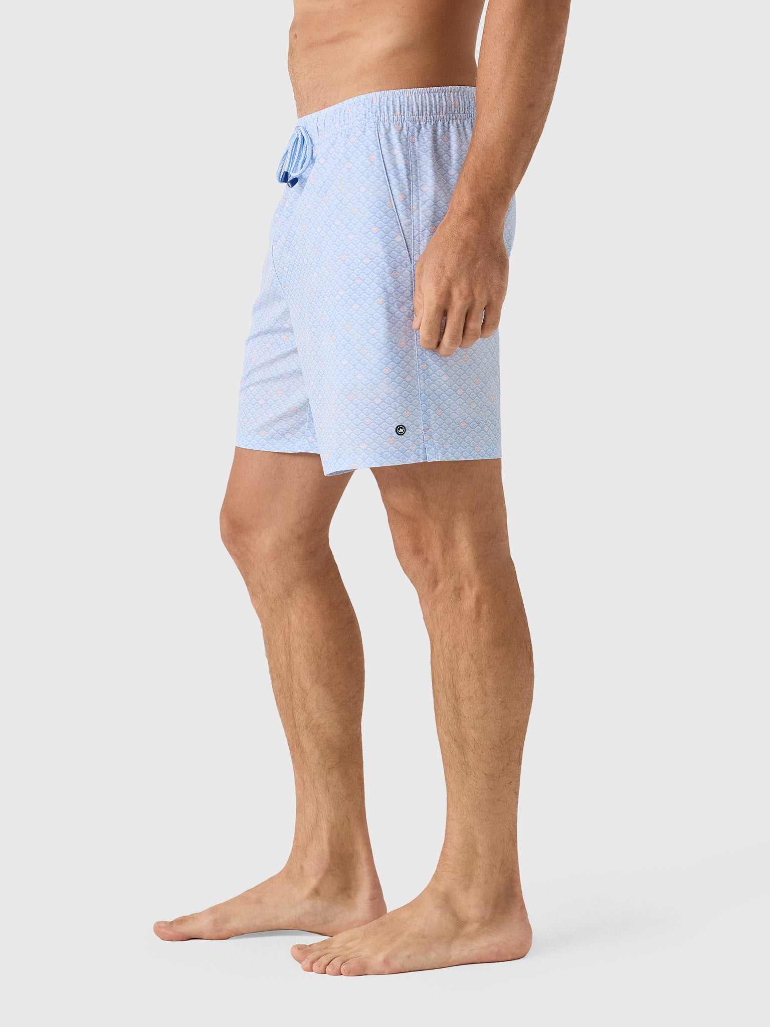 Peter Millar Crown Men's Shoreline Rays Swim Trunk - Saint Bernard