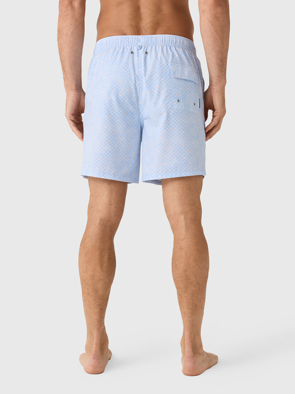 Peter Millar Crown Men's Shoreline Rays Swim Trunk - Saint Bernard