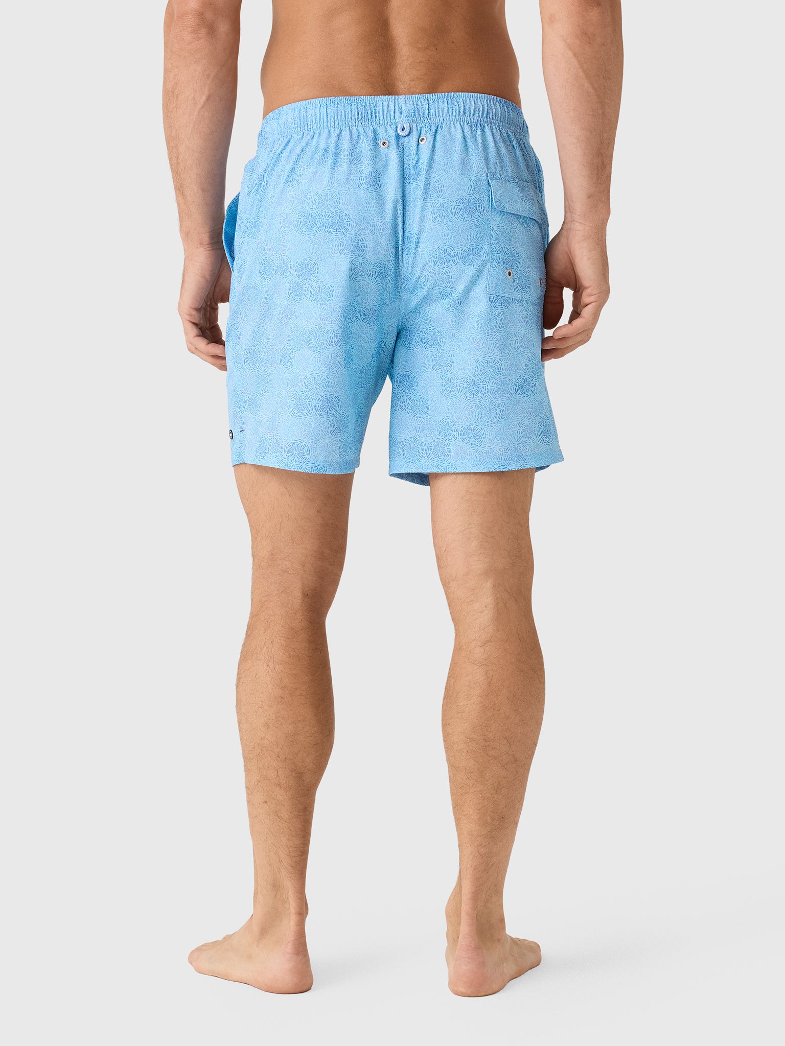 Peter Millar Crown Men's Sand Dollars Swim Trunk - Saint Bernard