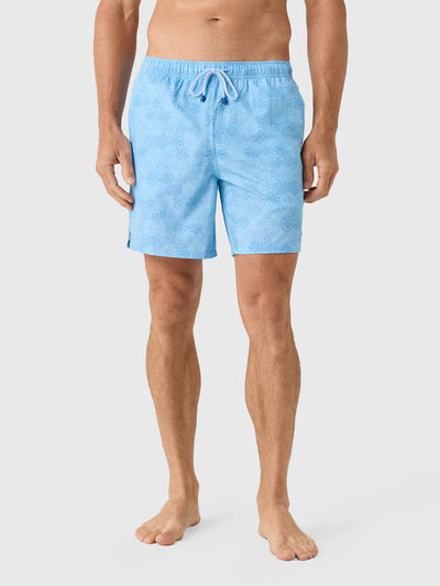 Peter Millar Crown Men's Sand Dollars Swim Trunk - Saint Bernard