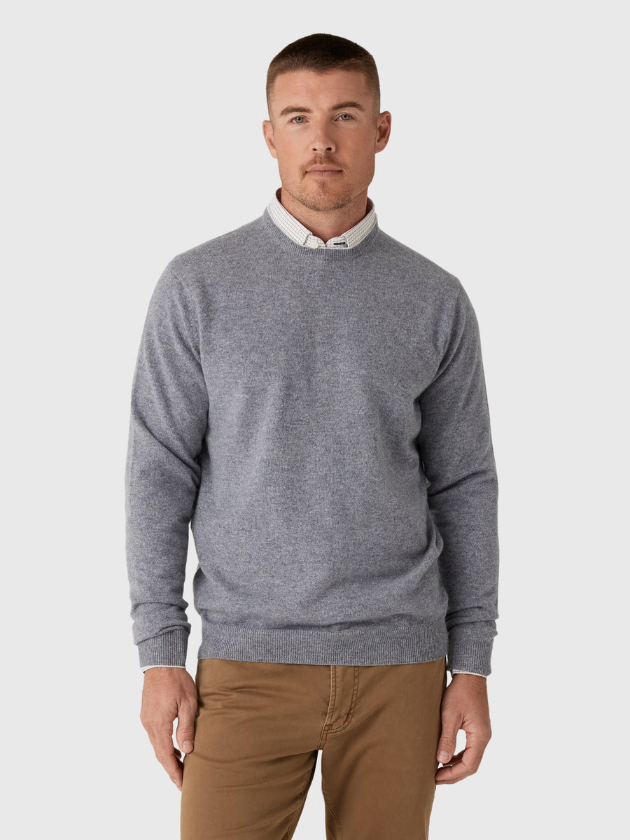 Peter Millar Crown Men's Crown Heritage Cashmere Crewneck Sweater - Saint Bernard