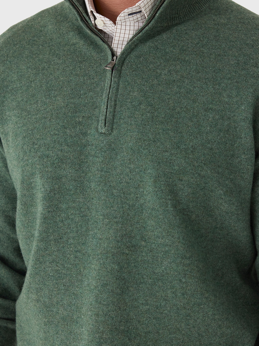 Peter Millar Crown Men's 25th Anniversary Cashmere Quarter-Zip Sweater - Saint Bernard