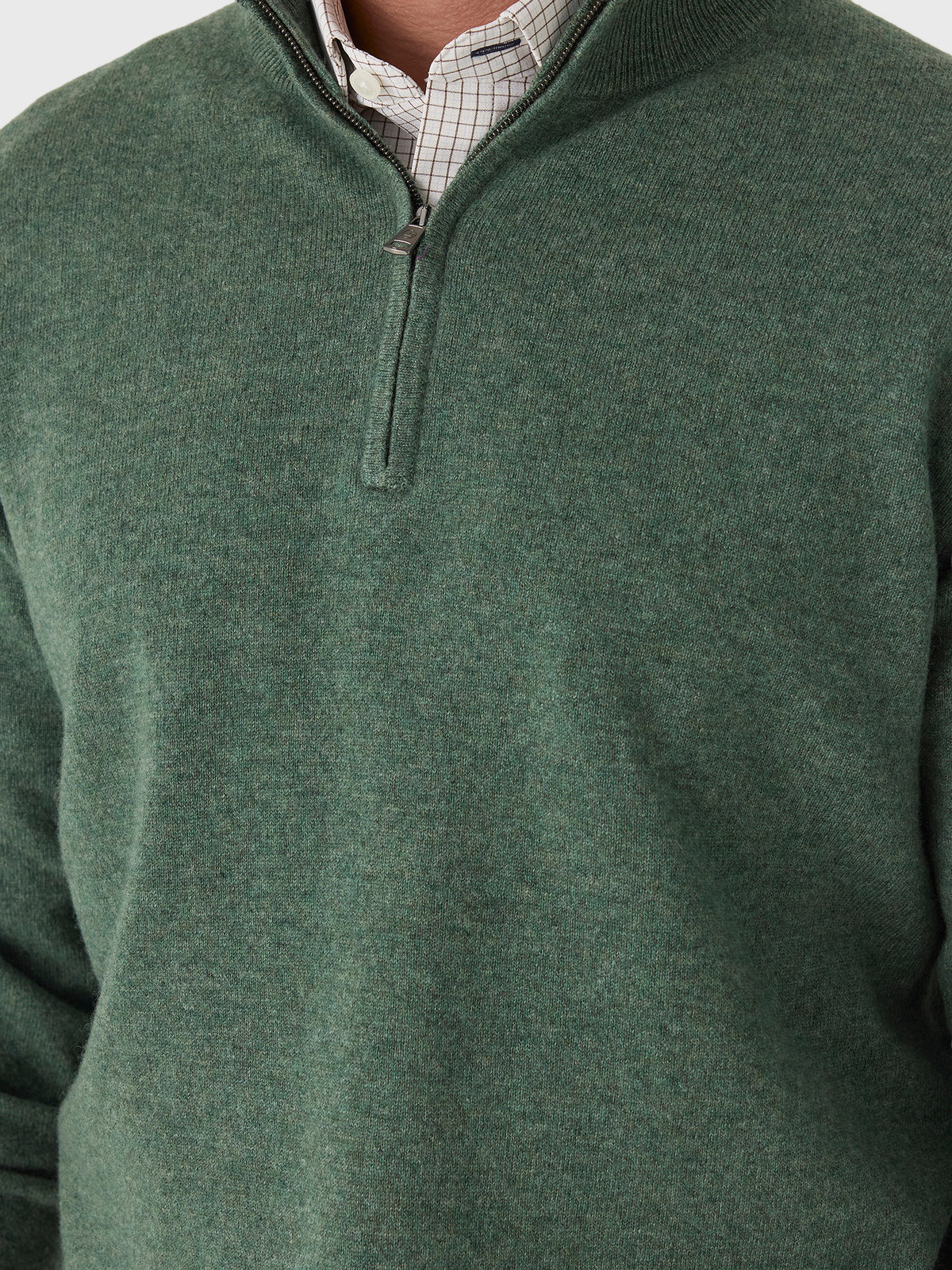 Peter Millar Crown Men's 25th Anniversary Cashmere Quarter-Zip Sweater - Saint Bernard