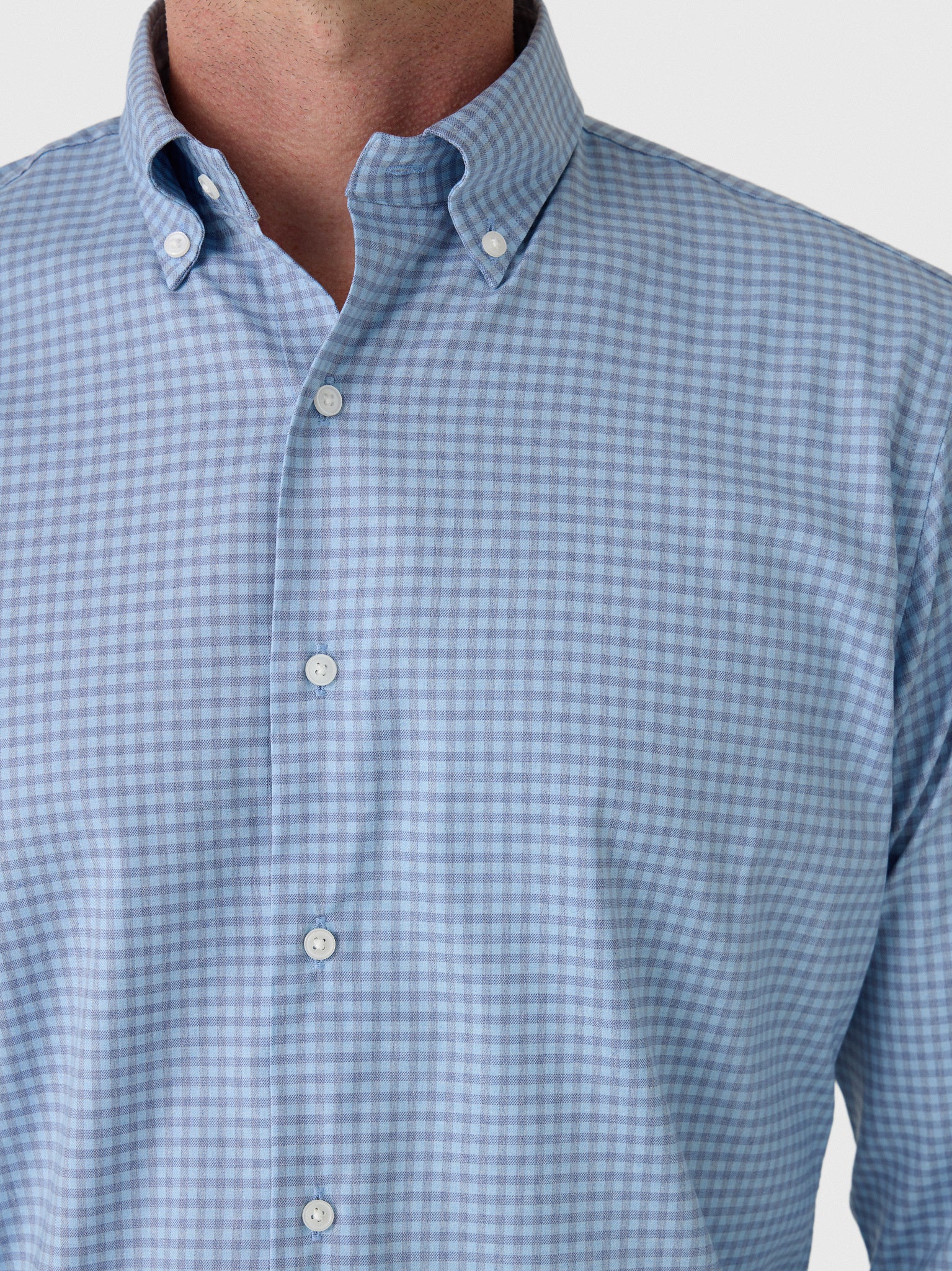 Peter Millar Crown Men's Liam Crown Soft Twill Sport Shirt - Saint Bernard