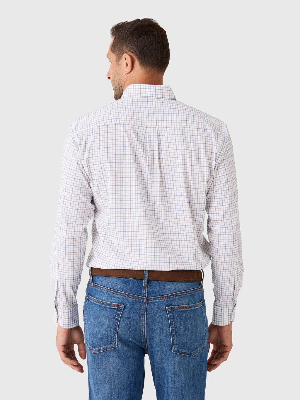 Peter Millar Crown Men's Bruce Crown Lite Cotton-Stretch Sport Shirt - Saint Bernard