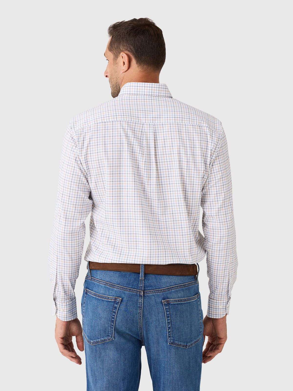 Peter Millar Crown Men's Bruce Crown Lite Cotton-Stretch Sport Shirt - Saint Bernard