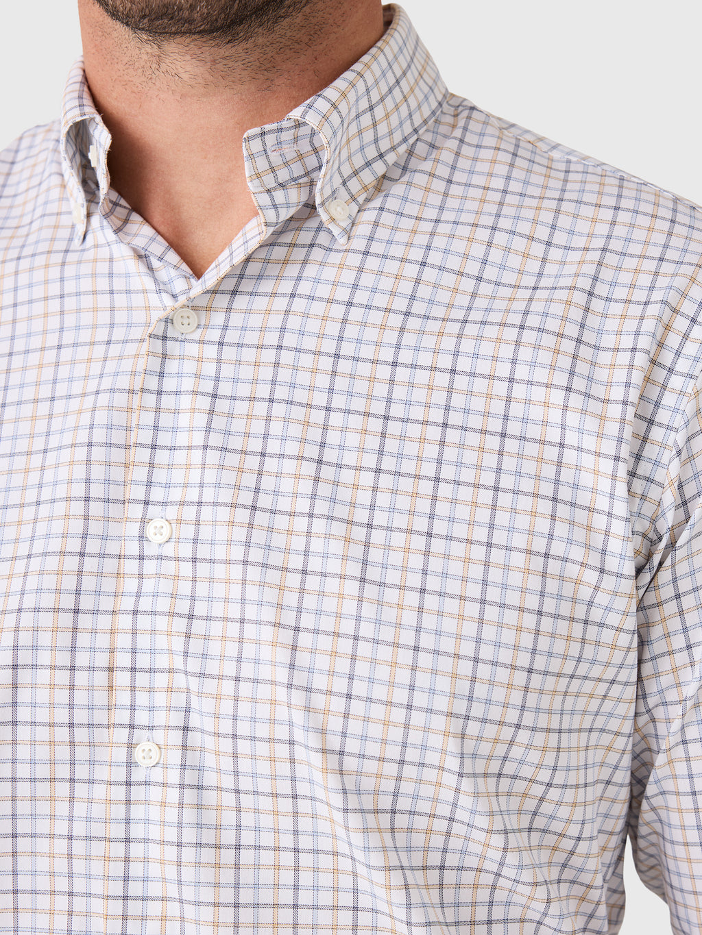 Peter Millar Crown Men's Bruce Crown Lite Cotton-Stretch Sport Shirt - Saint Bernard