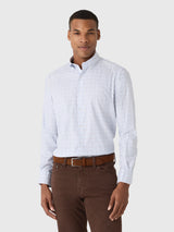 Peter Millar Crown Men's Bruce Crown Lite Cotton-Stretch Sport Shirt - Saint Bernard