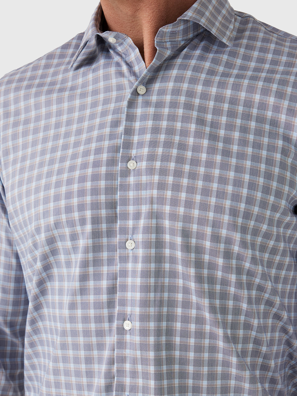 Peter Millar Crown Men's Lincoln Crown Lite Cotton-Stretch Sport Shirt - Saint Bernard