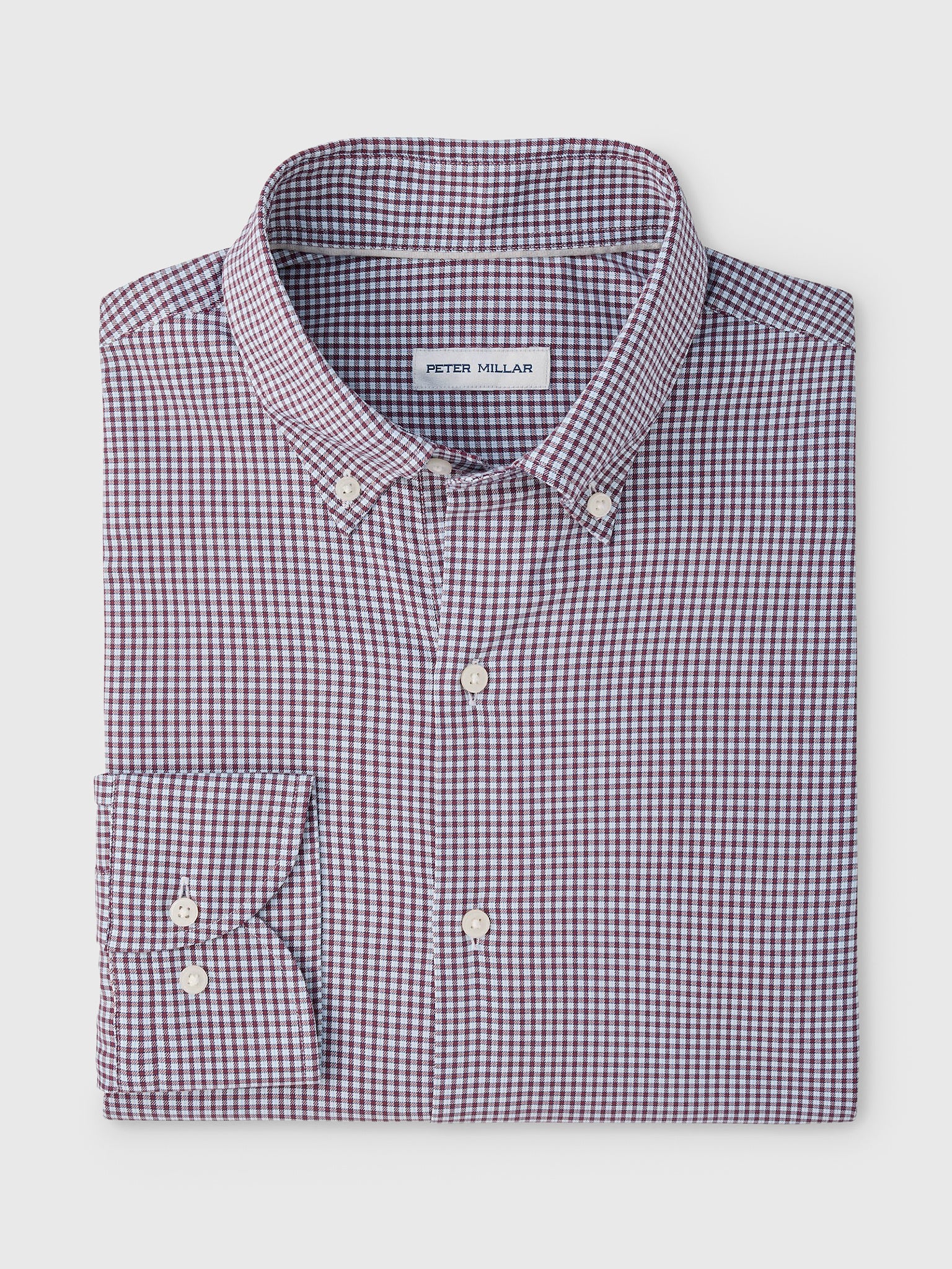 Peter Millar Crown Men's Gregory Crown Lite Cotton-Stretch Sport Shirt - Saint Bernard