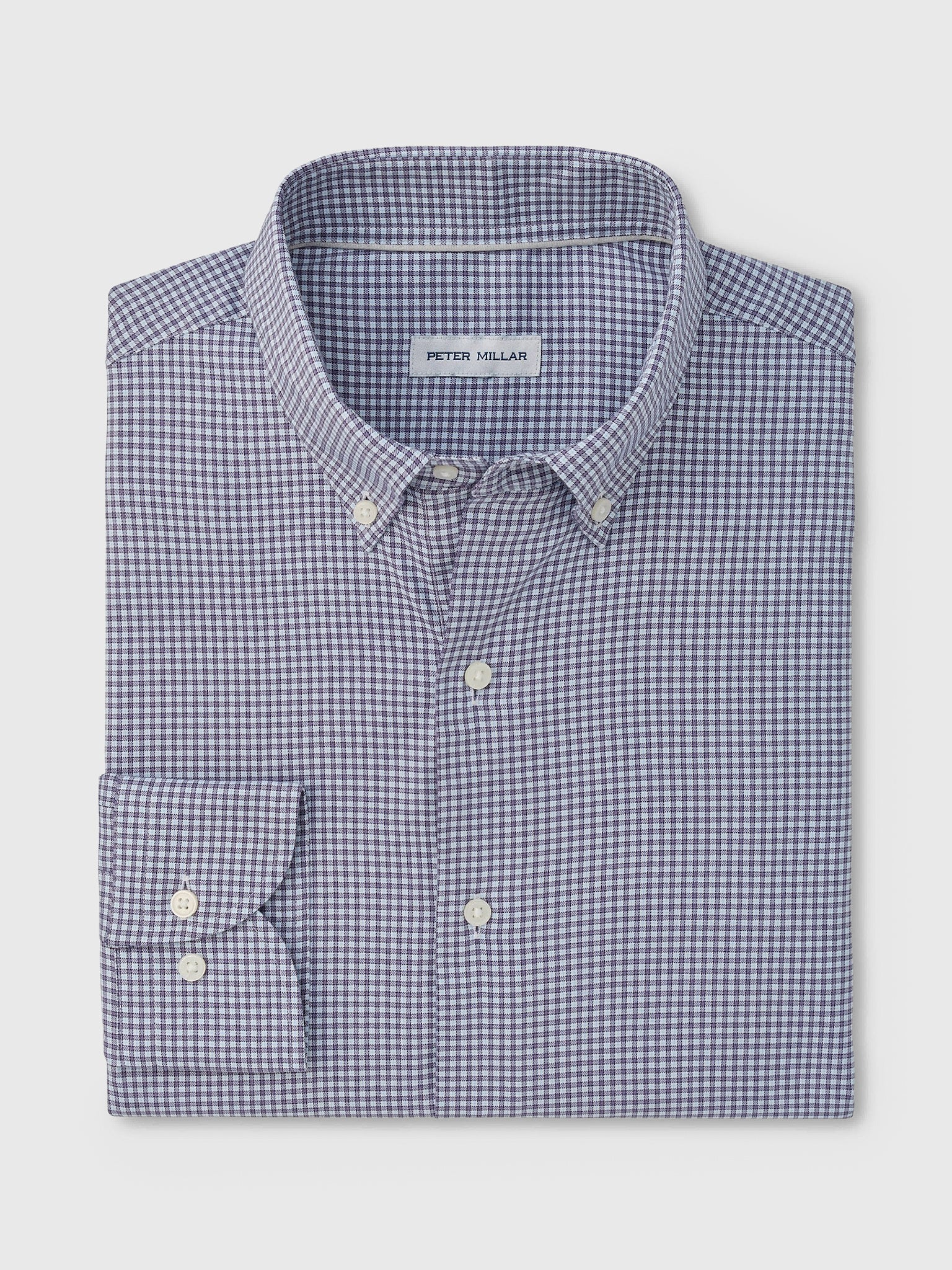 Peter Millar Crown Men's Gregory Crown Lite Cotton-Stretch Sport Shirt - Saint Bernard