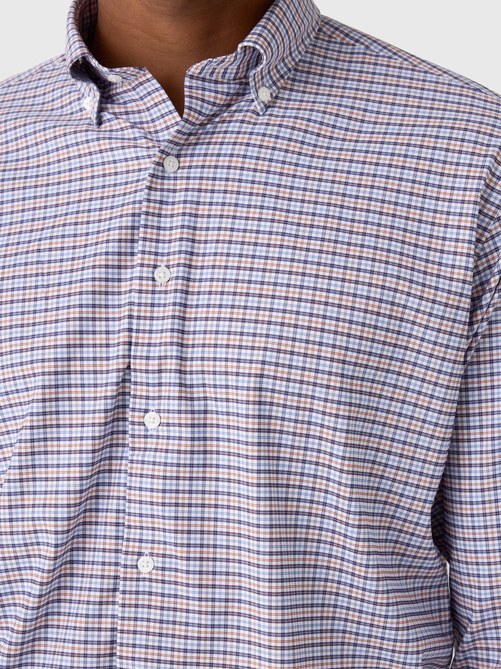Peter Millar Crown Men's Wayne Performance Twill Sport Shirt - Saint Bernard