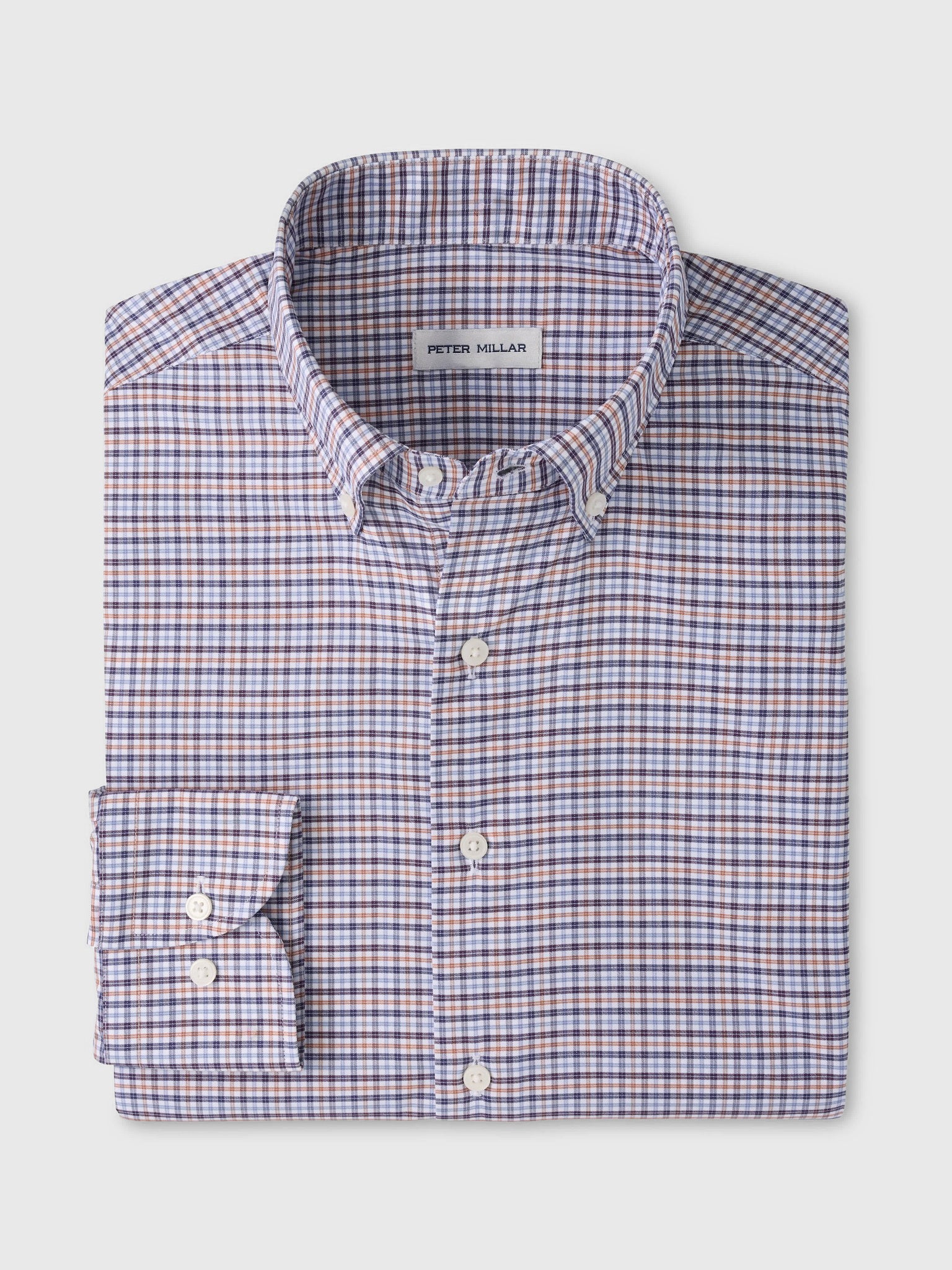 Peter Millar Crown Men's Wayne Performance Twill Sport Shirt