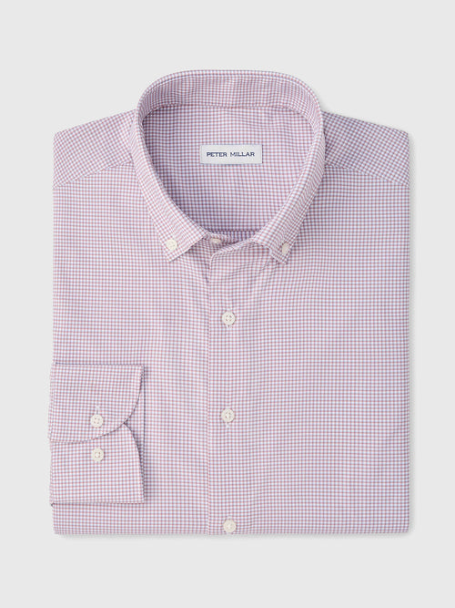 Peter Millar Crown Men's Leo Performance Twill Sport Shirt