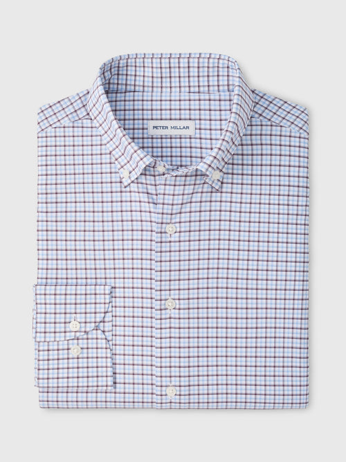 Peter Millar Crown Men's Axel Performance Twill Sport Shirt