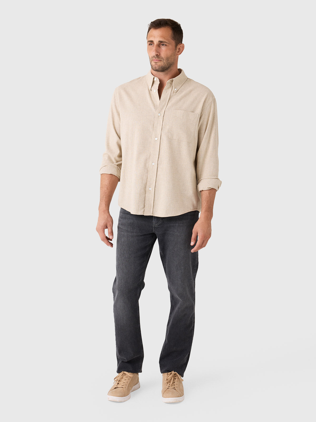 Frame Men's Wool Blend Shirt - Saint Bernard