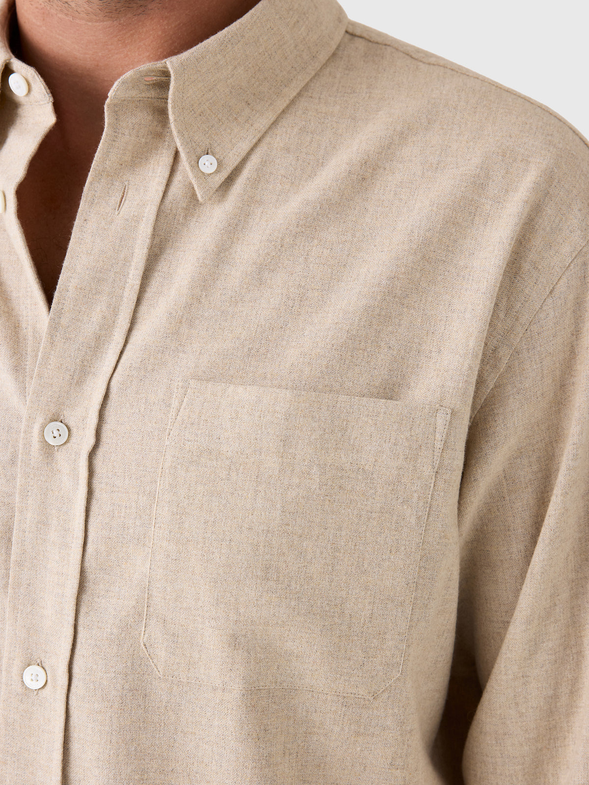 Frame Men's Wool Blend Shirt - Saint Bernard