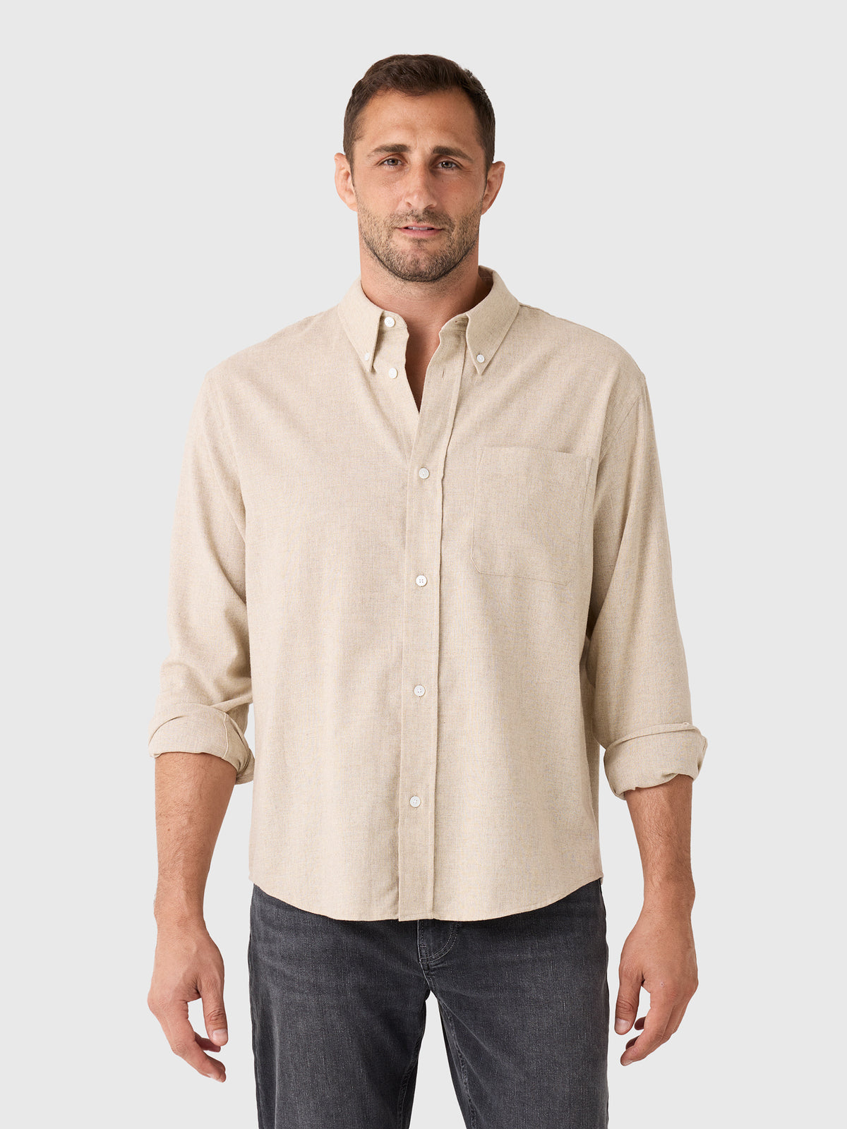 Frame Men's Wool Blend Shirt - Saint Bernard
