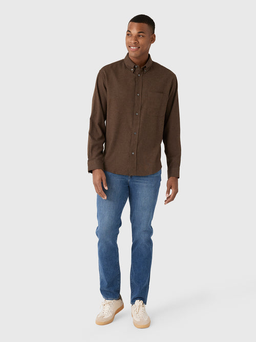 Frame Men's Wool Blend Shirt - Saint Bernard
