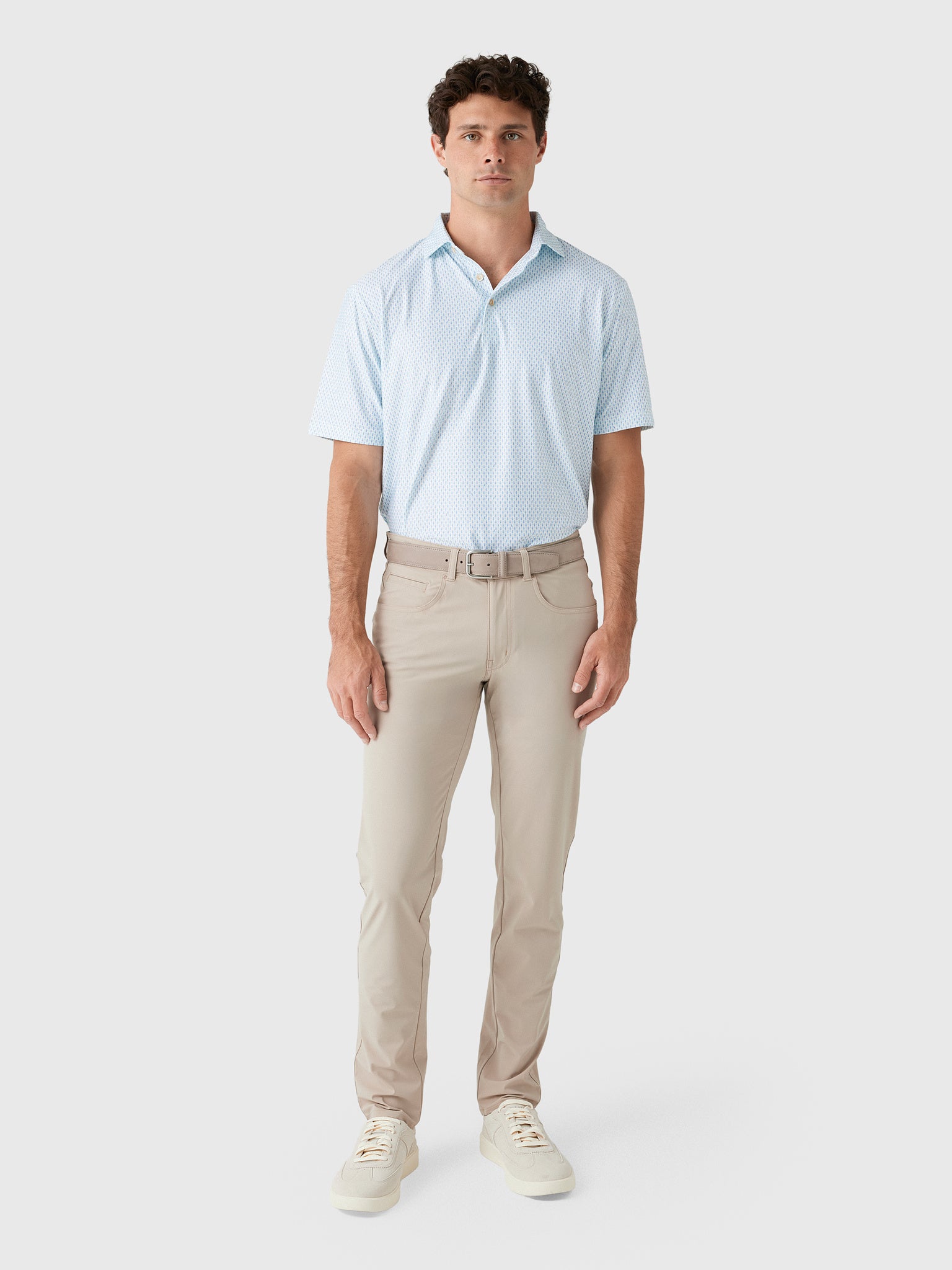 Peter Millar Crown Crafted Men's Bingham Performance Five-Pocket Pant - Saint Bernard