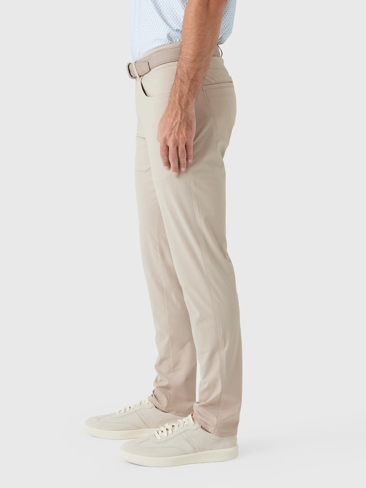 Peter Millar Crown Crafted Men's Bingham Performance Five-Pocket Pant - Saint Bernard