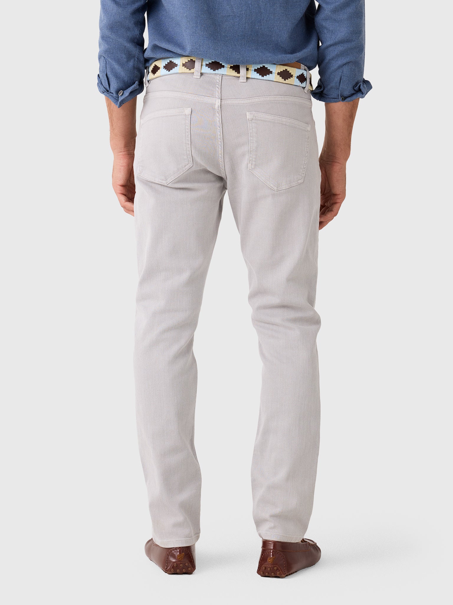 Peter Millar Crown Crafted Men's Fairfield Garment Dyed Denim Pant