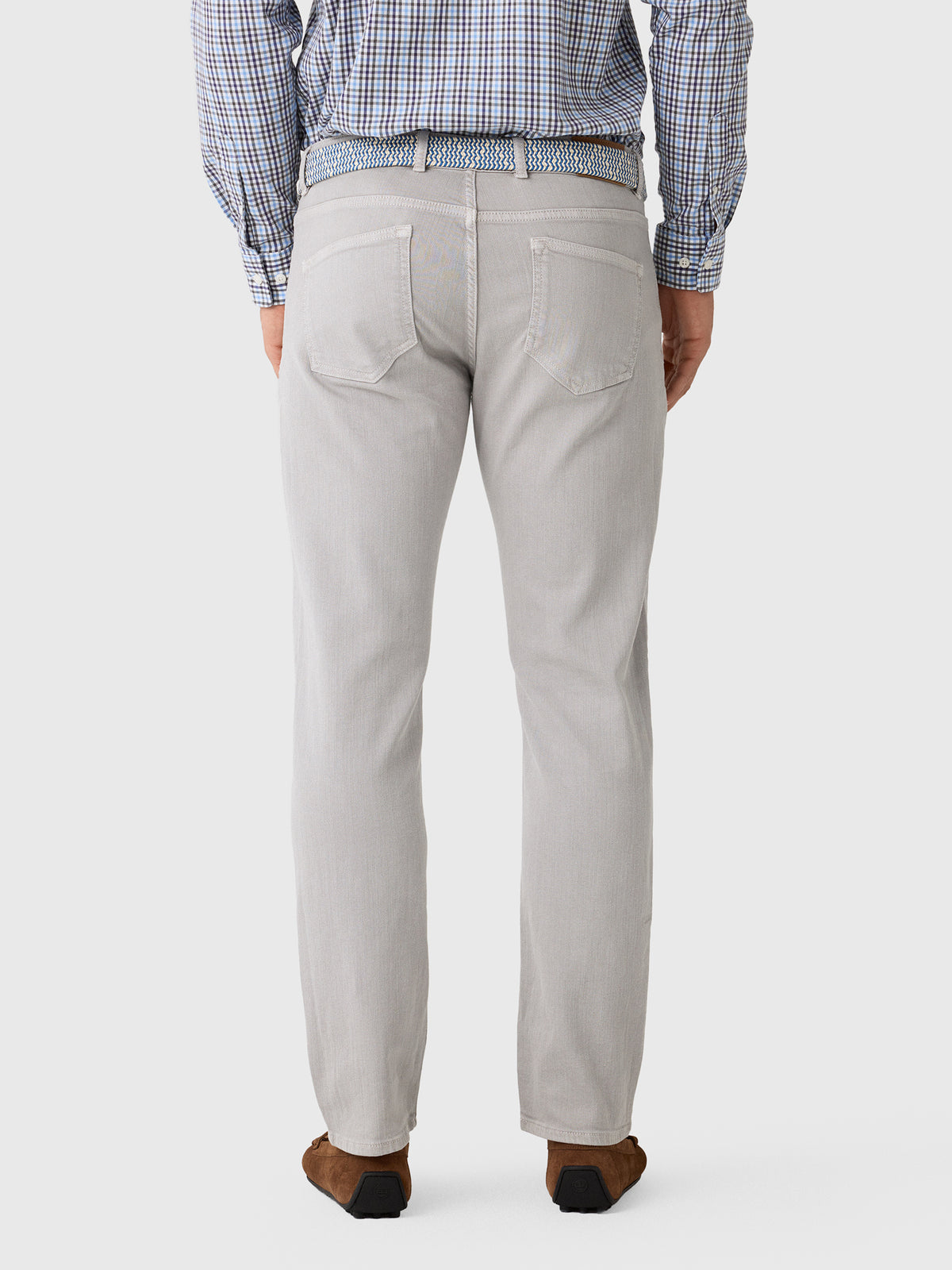 Peter Millar Crown Crafted Men's Fairfield Garment Dyed Denim Pant - Saint Bernard