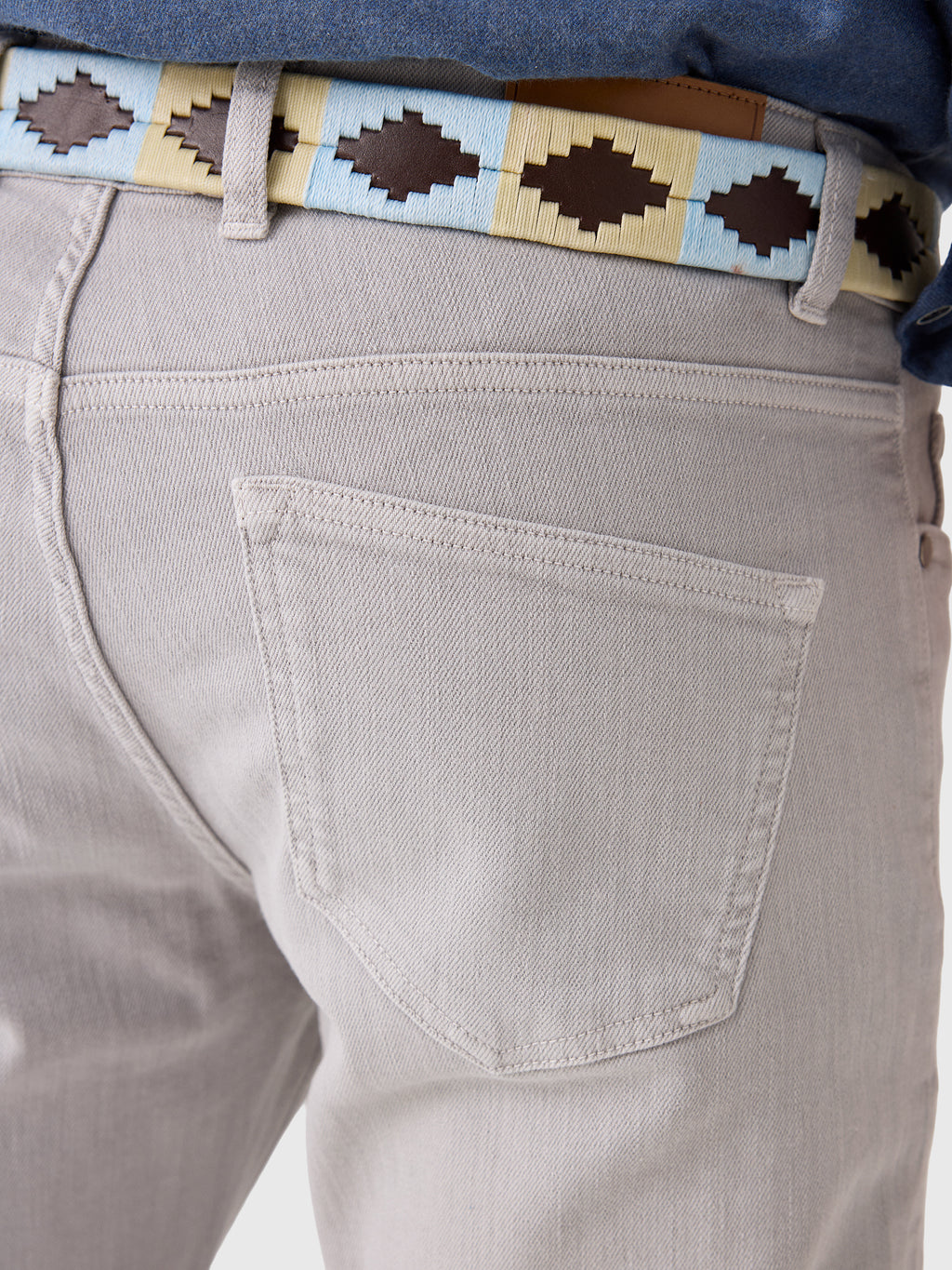Peter Millar Crown Crafted Men's Fairfield Garment Dyed Denim Pant