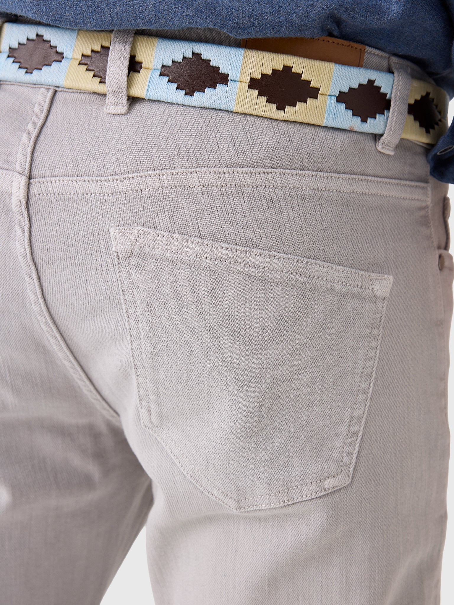 Peter Millar Crown Crafted Men's Fairfield Garment Dyed Denim Pant