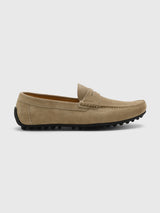 Peter Millar Crown Crafted Men's Suffolk Suede Driver - Saint Bernard