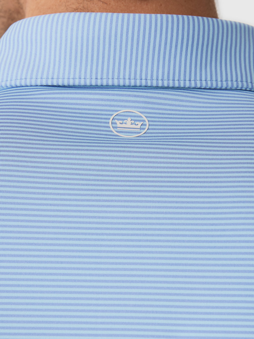 Peter Millar Crown Crafted Men's Cadenza Performance Jersey Polo - Saint Bernard