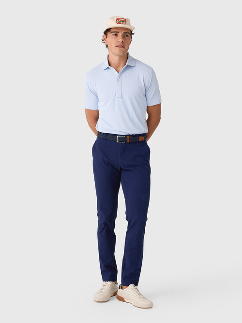 Peter Millar Crown Crafted Men's Ensemble Performance Jersey Polo - Saint Bernard