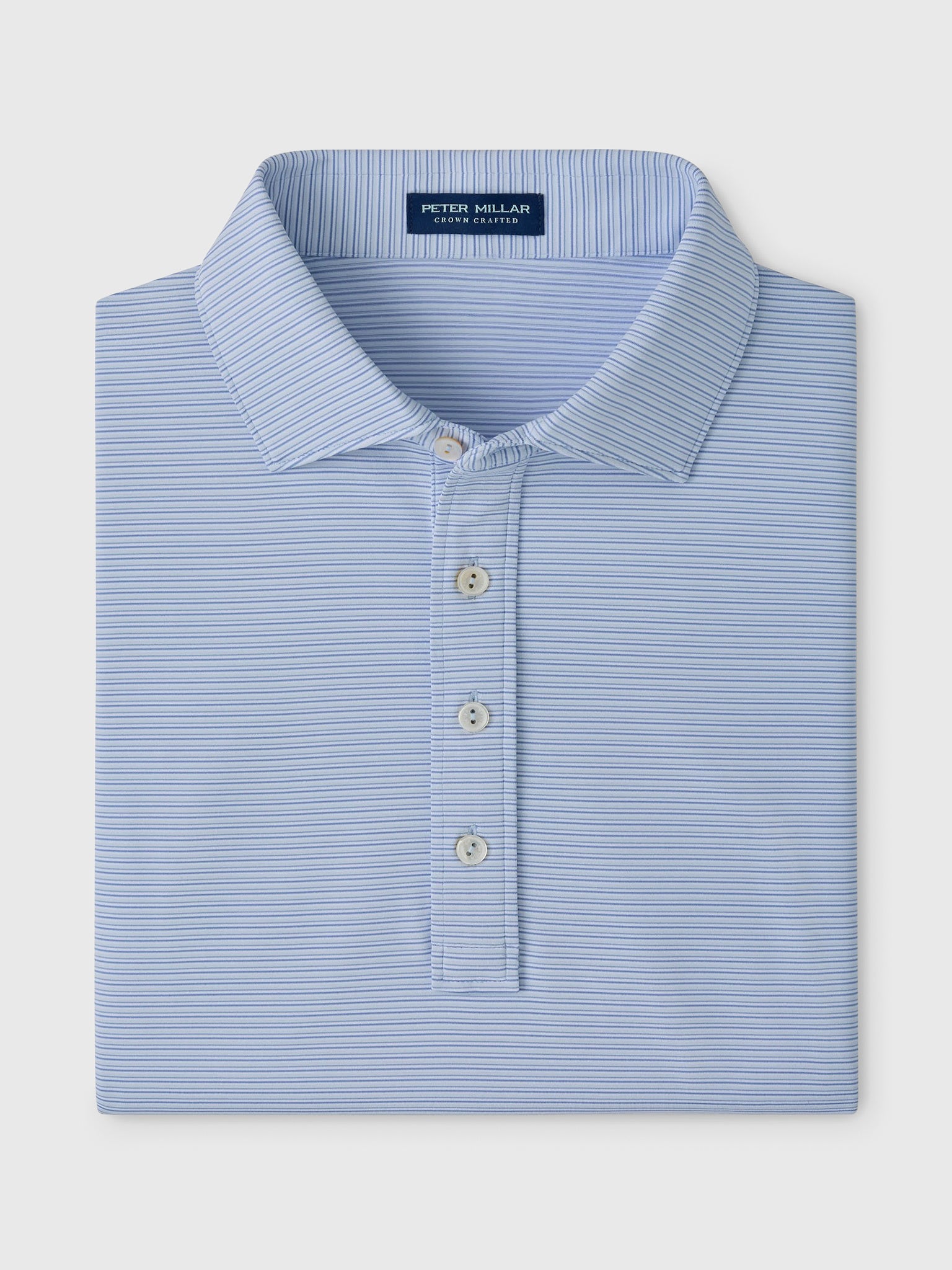 Peter Millar Crown Crafted Men's Ensemble Performance Jersey Polo - Saint Bernard