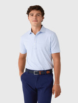 Peter Millar Crown Crafted Men's Ensemble Performance Jersey Polo - Saint Bernard