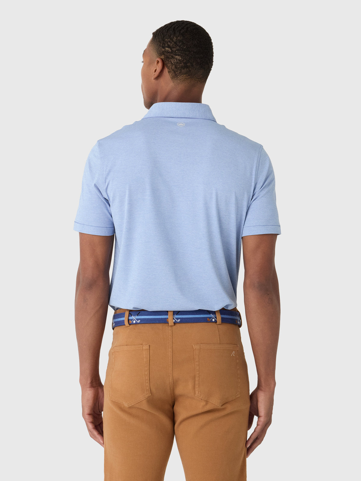 Peter Millar Crown Crafted Men's Treble Performance Jersey Polo - Saint Bernard