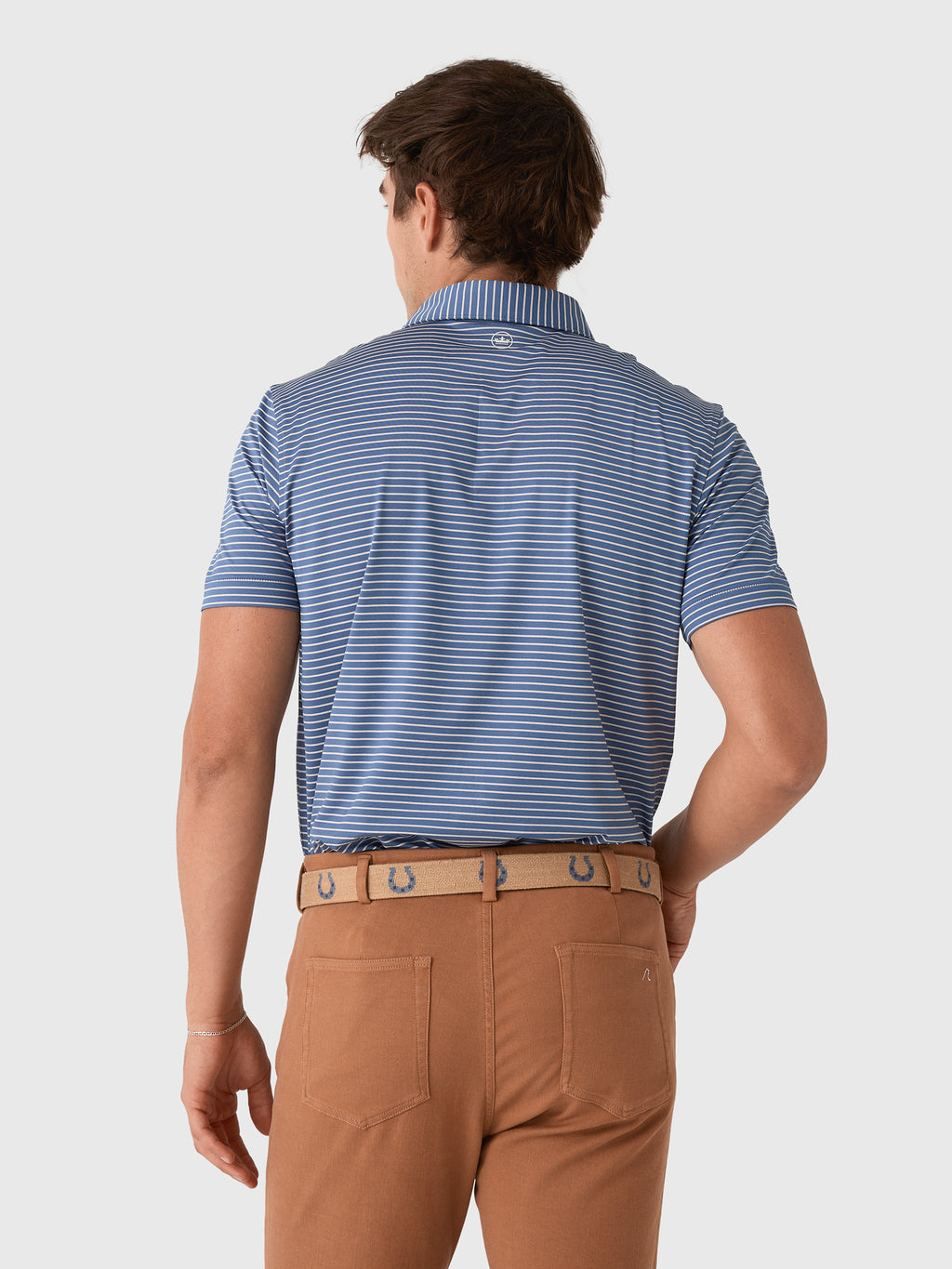 Peter Millar Crown Crafted Men's Keynote Performance Jersey Polo - Saint Bernard