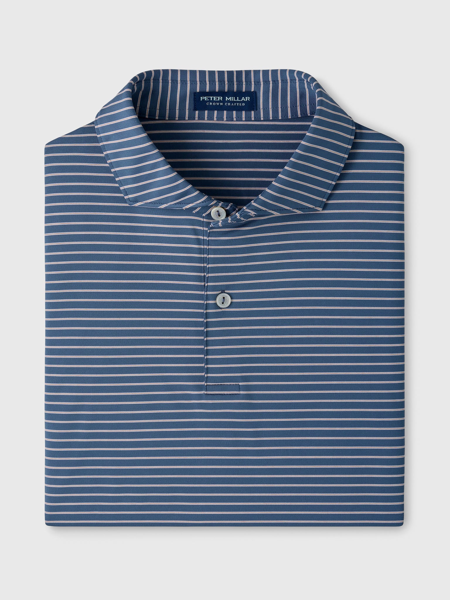 Peter Millar Crown Crafted Men's Keynote Performance Jersey Polo - Saint Bernard