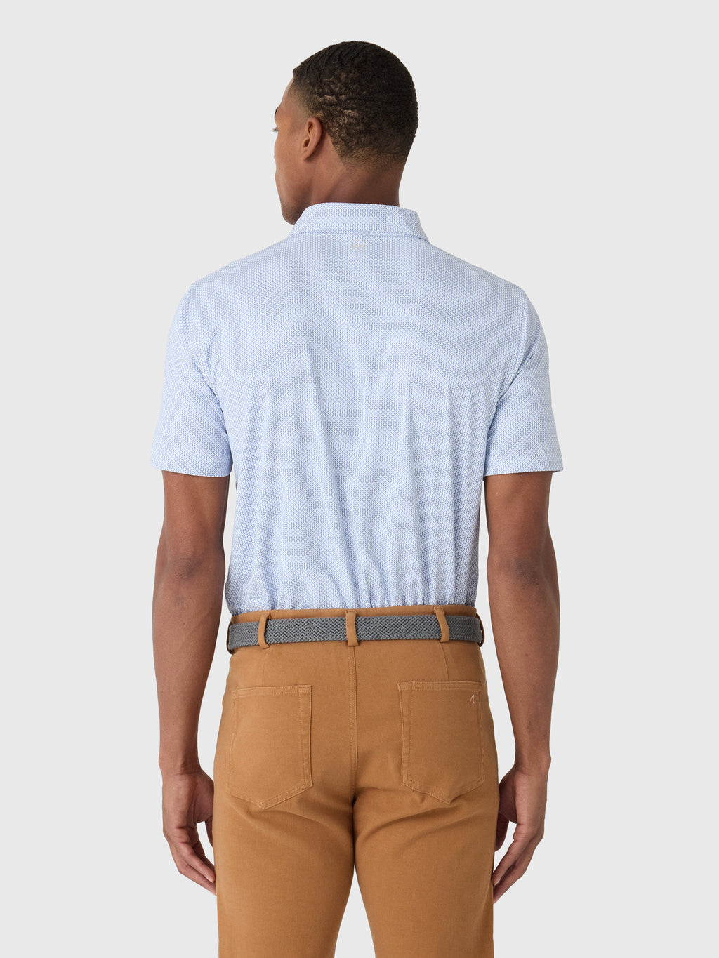 Peter Millar Crown Crafted Men's Ridgecrest Performance Jersey Polo - Saint Bernard