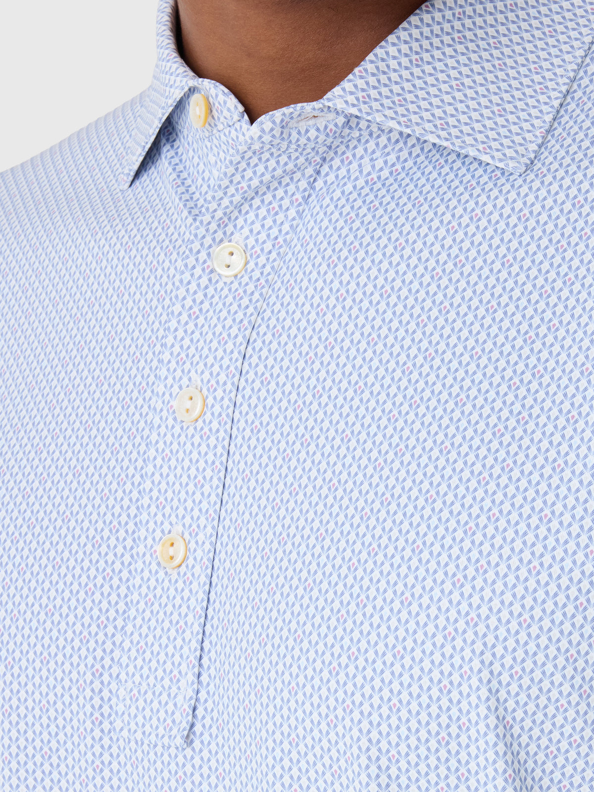 Peter Millar Crown Crafted Men's Ridgecrest Performance Jersey Polo - Saint Bernard