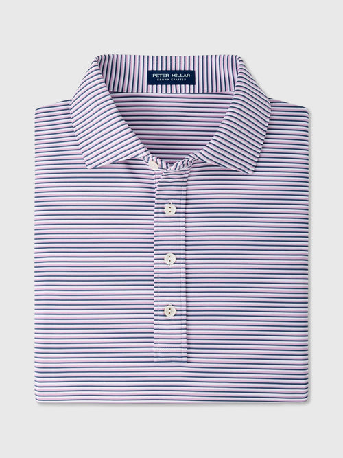 Peter Millar Crown Crafted Men's Rondo Performance Jersey Polo - Saint Bernard